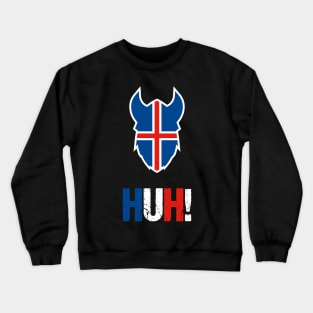 Iceland Soccer HUH! Viking War Chant T-Shirt 2018 Island Football Crewneck Sweatshirt